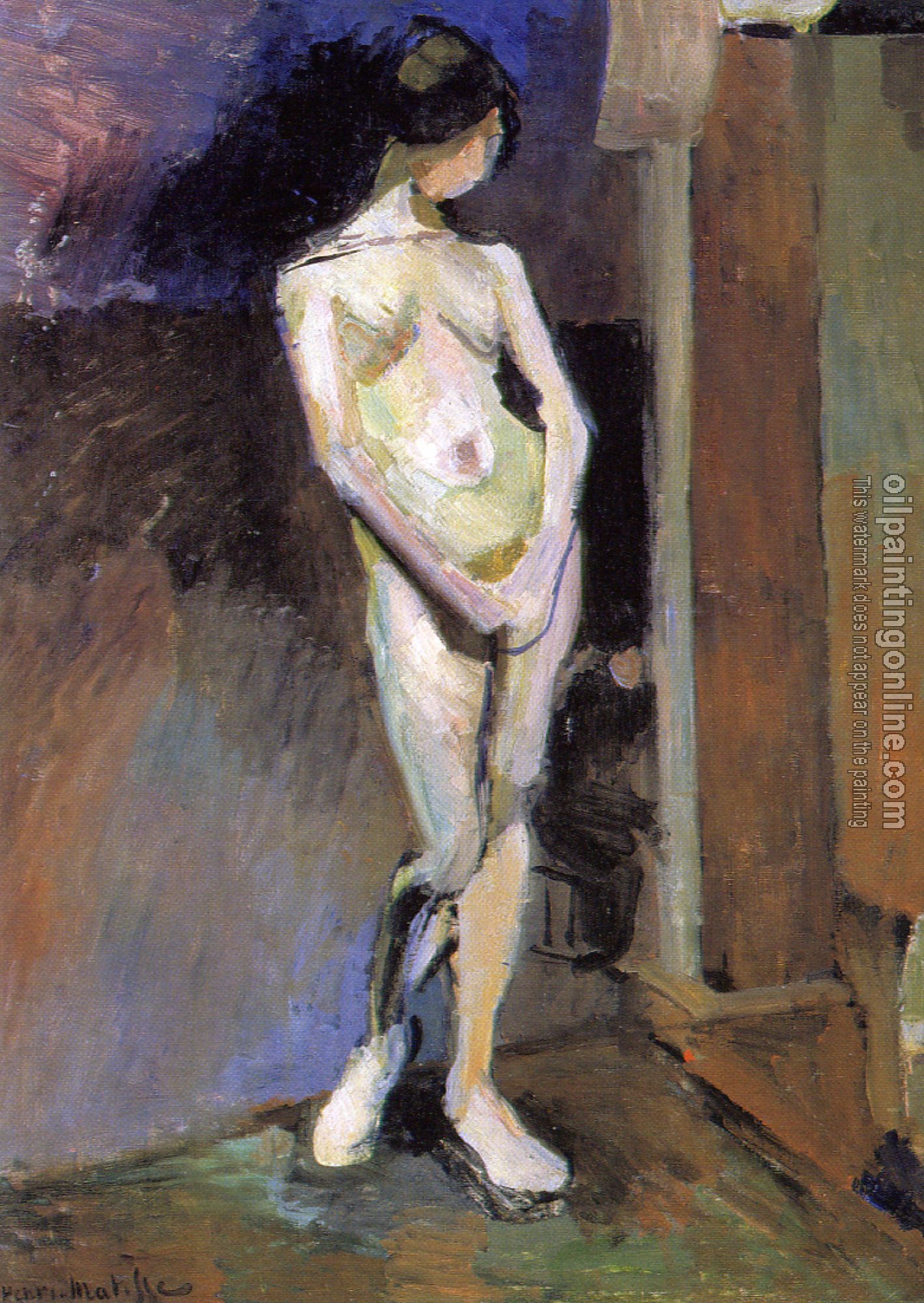 Matisse, Henri Emile Benoit - standing nude